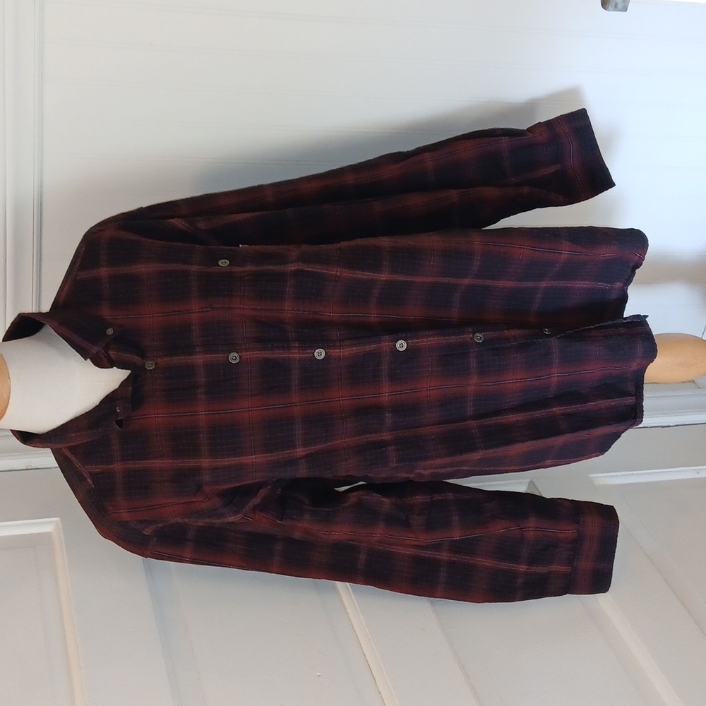 Wolverine Dark Red and Black Plaid Shirt